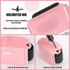 Nezyo 2 Pack Identity Protection Roller Stamp Identity Theft, Confidential - Image 6