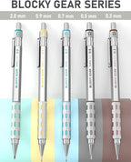 Nicpro 36PCS Blocky Gear Mechanical Pencil Set - Image 5