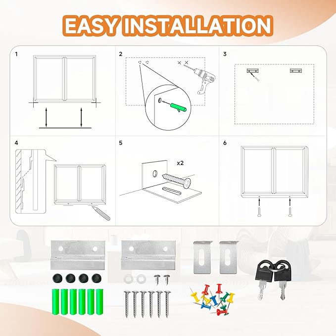 Enclosed Bulletin Board with Locking Door, Outdoor Bulletin Board Weatherproof - Image 6
