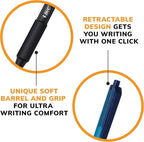 BIC Soft Feel Black Retractable Ballpoint Pens, Medium Point, 36-Count Pack - Image 8