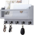 Nekon Mail and Key Holder for Wall Decorative, 11 Inch Wooden Wall Key Organizer by NekonDesign
