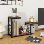 ELITEROO Desktop Shelf Organizer, 3 Tier Office Shelves, Wood Desk Organizers - Image 4