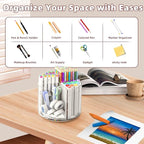 2 Pack Pen Pencil Holder for Kids, Rotating Pen Holder for Desk Organizer - Image 2