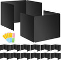 12 Pack Black Desk Dividers for Students, Privacy Shields Folder for Students by bcabo