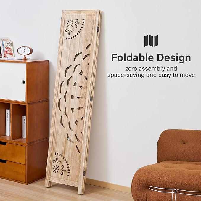 66.9Inch Wooden Room Partition - Image 5