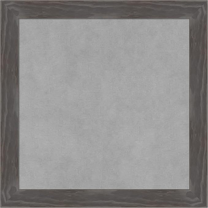 Amanti Art Grey Framed Magnetic Board 19x19 Small Vision Board by AmantiArt