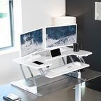 VIVO 42 inch Height Adjustable Stand Up Desk Converter, V Series, Quick Sit to - Image 2