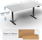 VIVO Electric 71 x 36 in Standing Desk, Memory Height Adjustment, 1B Series - Image 3