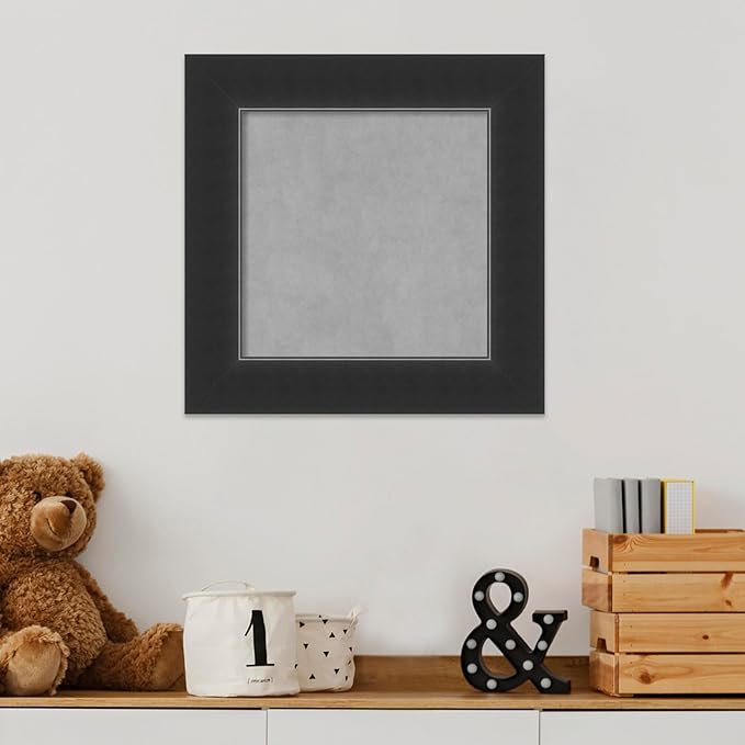 Amanti Art Black Framed Magnetic Board 17x17 X-Small Vision Board - Image 5