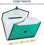 Leagl Size 13-Pockets Expanding File Folder - Image 3