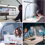 ShineTech LED Desk Lamp for Home Office, 5000K Bright Double Head Architect - Image 5