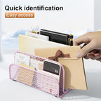 gianotter Mail Organizer Countertop, Metal File Holder - Image 3