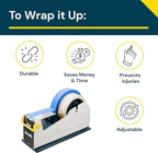 Excell ET-227 Heavy Duty Steel Desk Tape Dispenser - Image 6