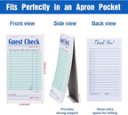 Methdic Guest Checks Server Note Pads 250 Orders Waitress Notepad - Image 2