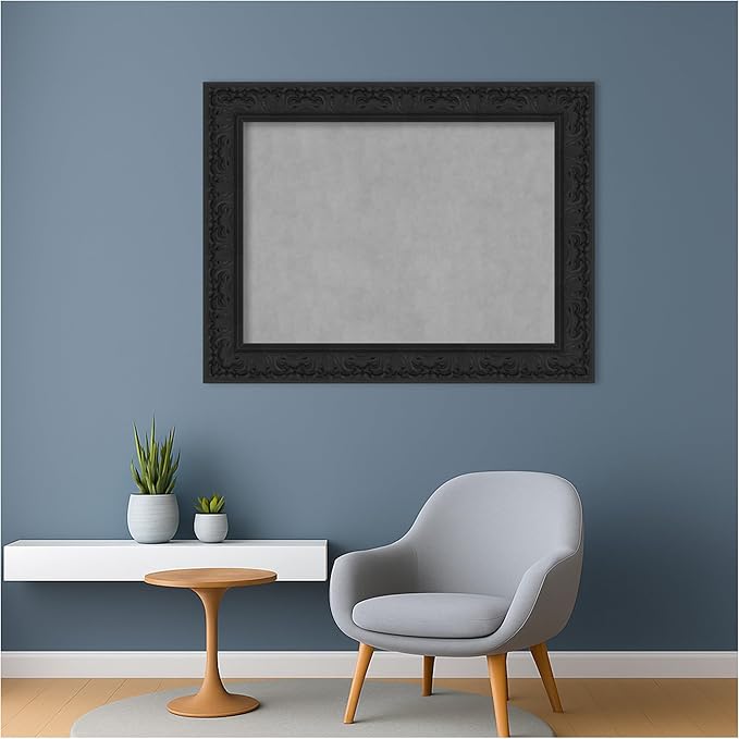 Amanti Art Black Framed Magnetic Board 27x35 Medium Vision Board - Image 5