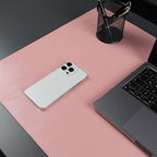 TORONATA Jersey Genuine Calfskin Leather Desk Pad, Office Desk Mat - Image 5
