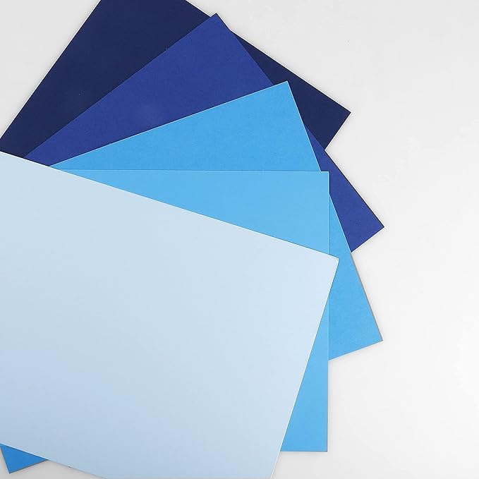 Blue Navy Colored Cardstock Thick Paper 50 Sheets, 8.5" x 11" Heavyweight 92lb - Image 7
