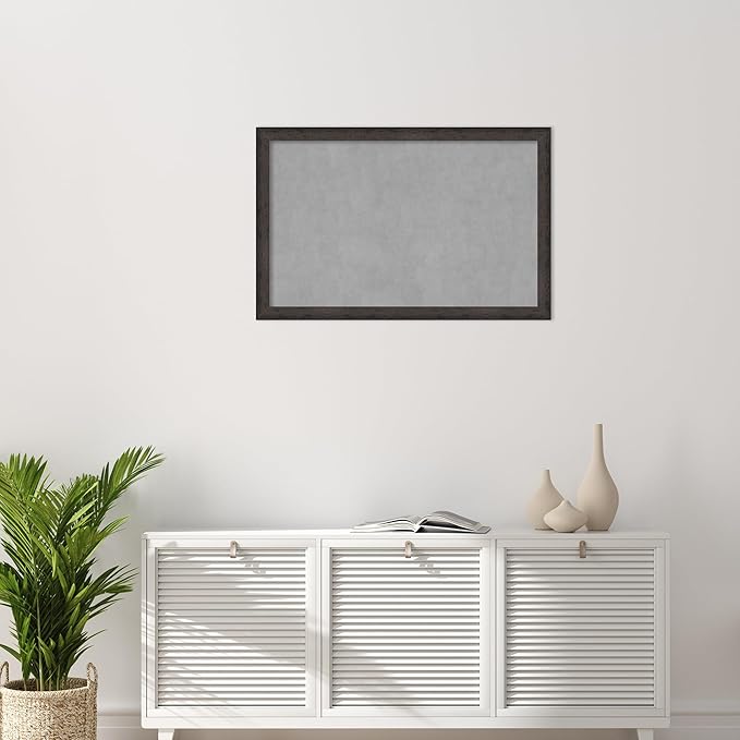 Amanti Art Black Framed Magnetic Board 23x35 Large Vision Board - Image 5