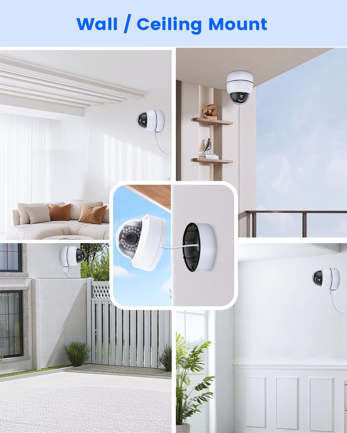KU-DS-1280ZJ-DM18 Security Camera Junction Box fits HIK Dome IP Cameras