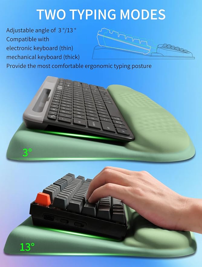KUOSGM Ergonomic Wave Wrist Rest - Image 2