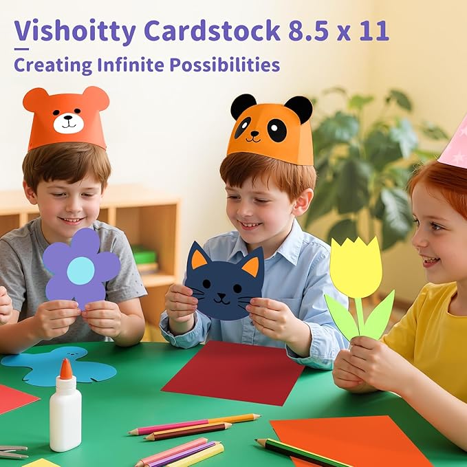 360 Sheets Colored Cardstock Paper 8.5 x11 Valentine Day Cardstock Thick Paper - Image 6