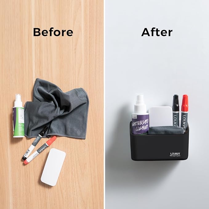 loukin Magnetic Marker Holder, Dry Erase Marker Holder, Remote Control Holder - Image 5
