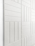 DECORITA White Felt Bulletin Board Tiles | Modern Cork Board Alternative |