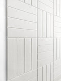 DECORITA White Felt Bulletin Board Tiles | Modern Cork Board Alternative | by DesignerManufacturerofInnovativeBulletinBoardSolutionsforHomeOffice