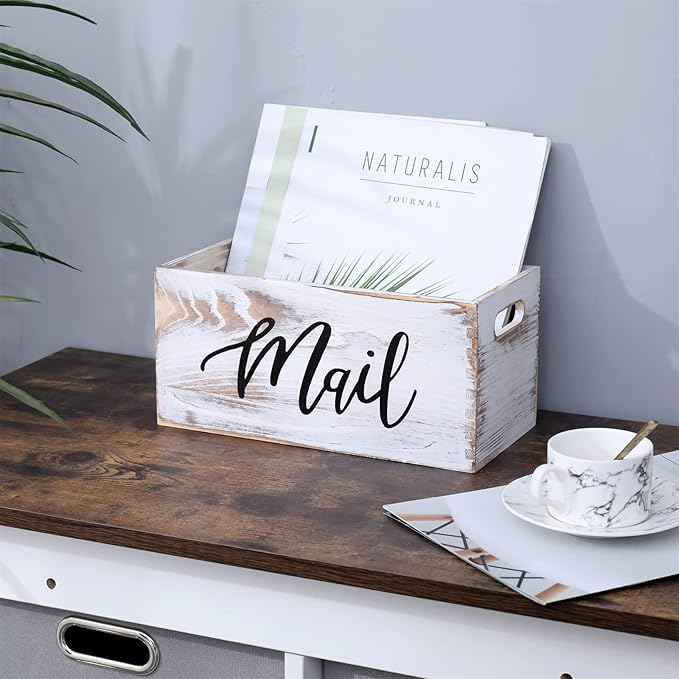CFYACFY Mail Organizer Countertop Mail and Key Holder - Image 2