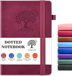 PERCUN Dotted Journal Notebook for Men & Women, 160 Pages Dot Grid notebook for by PERCUN