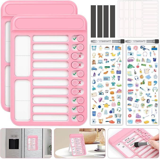 Audab 2Pcs Dry Erase Chore Chart by Audab