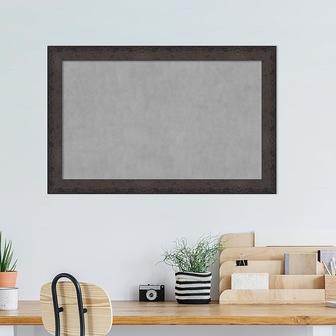 Amanti Art Black Framed Magnetic Board 29x45 Large Vision Board - Image 5