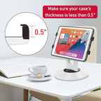 AboveTEK Retail Kiosk iPad Stand, 360° Rotating Commercial POS Tablet Stand - Image 7