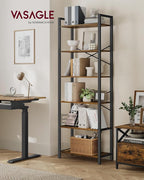 VASAGLE 6-Tier Bookshelf, Bookcase - Image 2