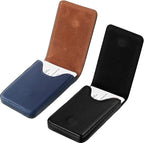 Outus 2 Pieces Business Card Holder, PU Leather Business Card Case Pocket Wallet by Outus