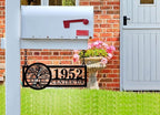 Hanging Metal House Numbers, Custom Metal Hanging Address Signs, Hanging - Image 6