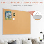 AMUSIGHT Double-Sided Large Cork Board, Vision Board Pin Board Corkboards - Image 5