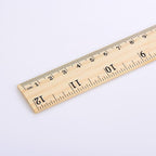 eBoot 12 Pack Wood Ruler Student Rulers Wooden School Rulers Office Ruler - Image 2