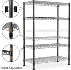 M MZG 1000 lbs Storage Shelving Steel Heavy Duty 4-Tier Utility Shelving Unit - Image 5