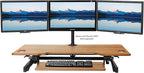 Rocelco 46" Large Height Adjustable Standing Desk Converter - Image 6