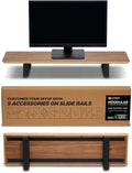 ULTRARM Moodular Wooden Monitor Stand 33.4” Desk Organizer by ULTRARM