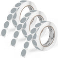 Perco Grey 1-Inch Round Circle Dot Sticker Labels by Perco