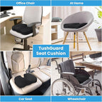 TushGuard Office/ Car Seat Cushion, Non-Slip Sciatica & Back Coccyx Tailbone - Image 5
