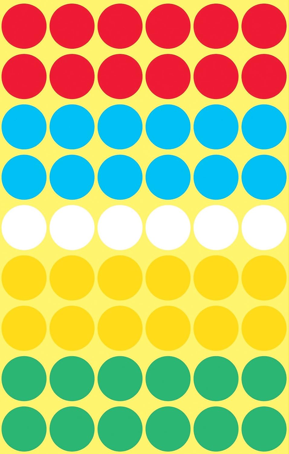 Avery Zweckform 3088 Ccding dots (270 Pieces, Diameter: 12 mm),5 Sheets, Assorted Colours