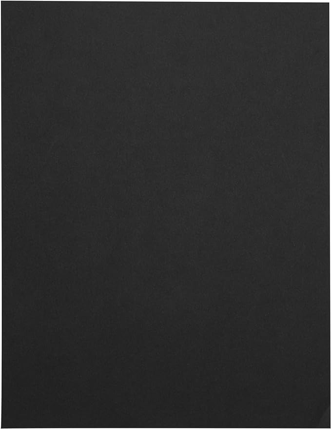 LUXPaper 8.5" x 11" Paper | Letter Size | Midnight Black | 28lb. | 1, 000 Qty by LUXPaper
