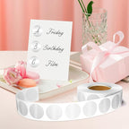 1 Inch Round Color Coding Labels, 1000 Dots Per Roll Sliver Color Coded Dot - Image 5
