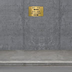 SmartSign Custom Brass Sign - Image 2
