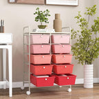 GLACER 10 Drawer Rolling Cart, Storage Cart - Image 8