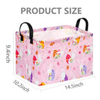 FUULOXE Storage Bin for Shelves Rectangle Closet Baskets Foldable Box - Image 2