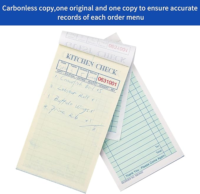 Guest Checks Server Note Pads 300 Sheets - Image 4